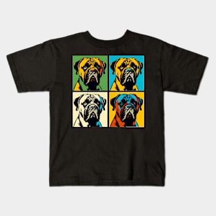 Bullmastiff Pop Art - Dog Lovers Kids T-Shirt